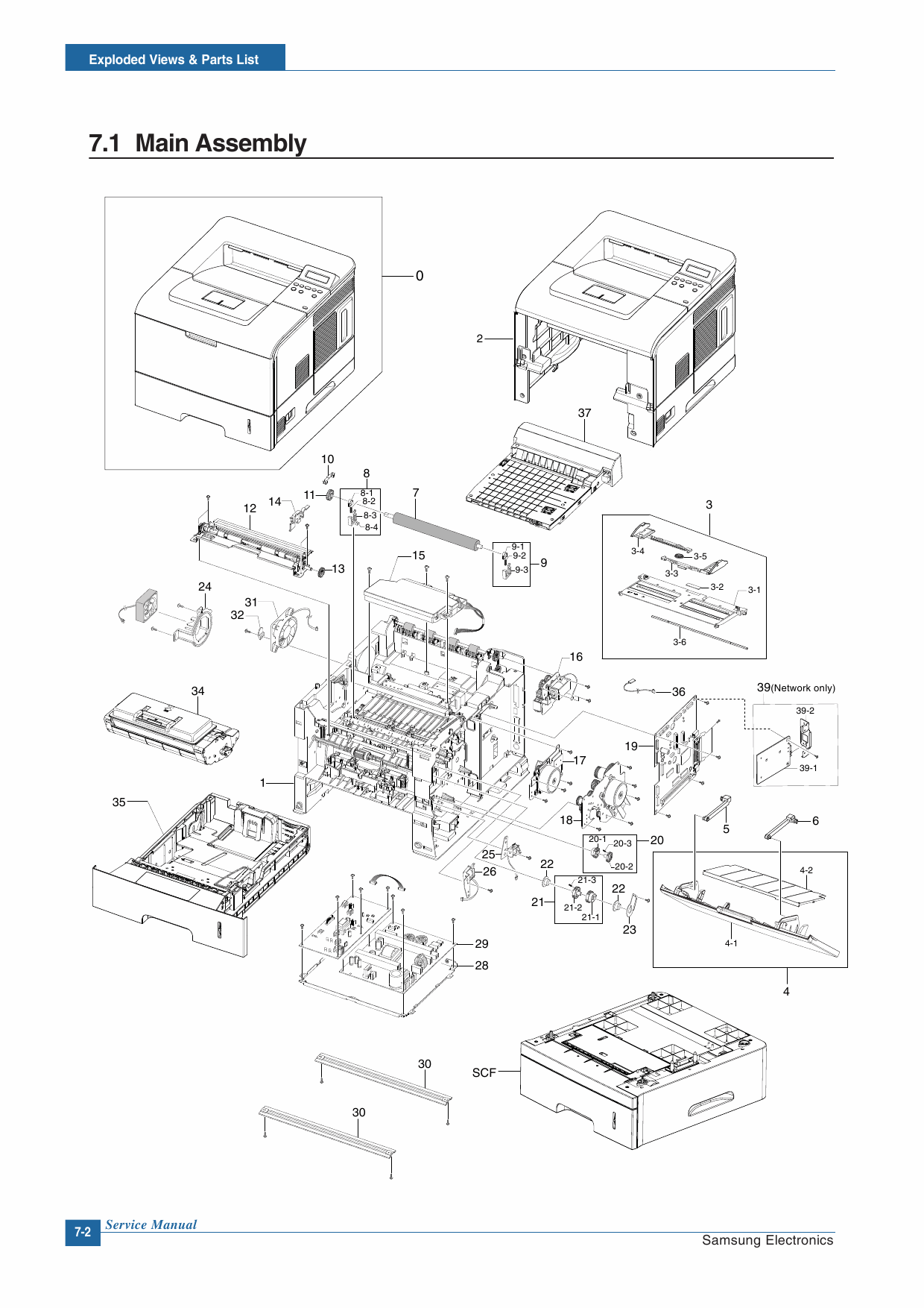 Samsung Laser-Printer ML-4550 4551 N ND NR NDR Parts and Service Manual-5